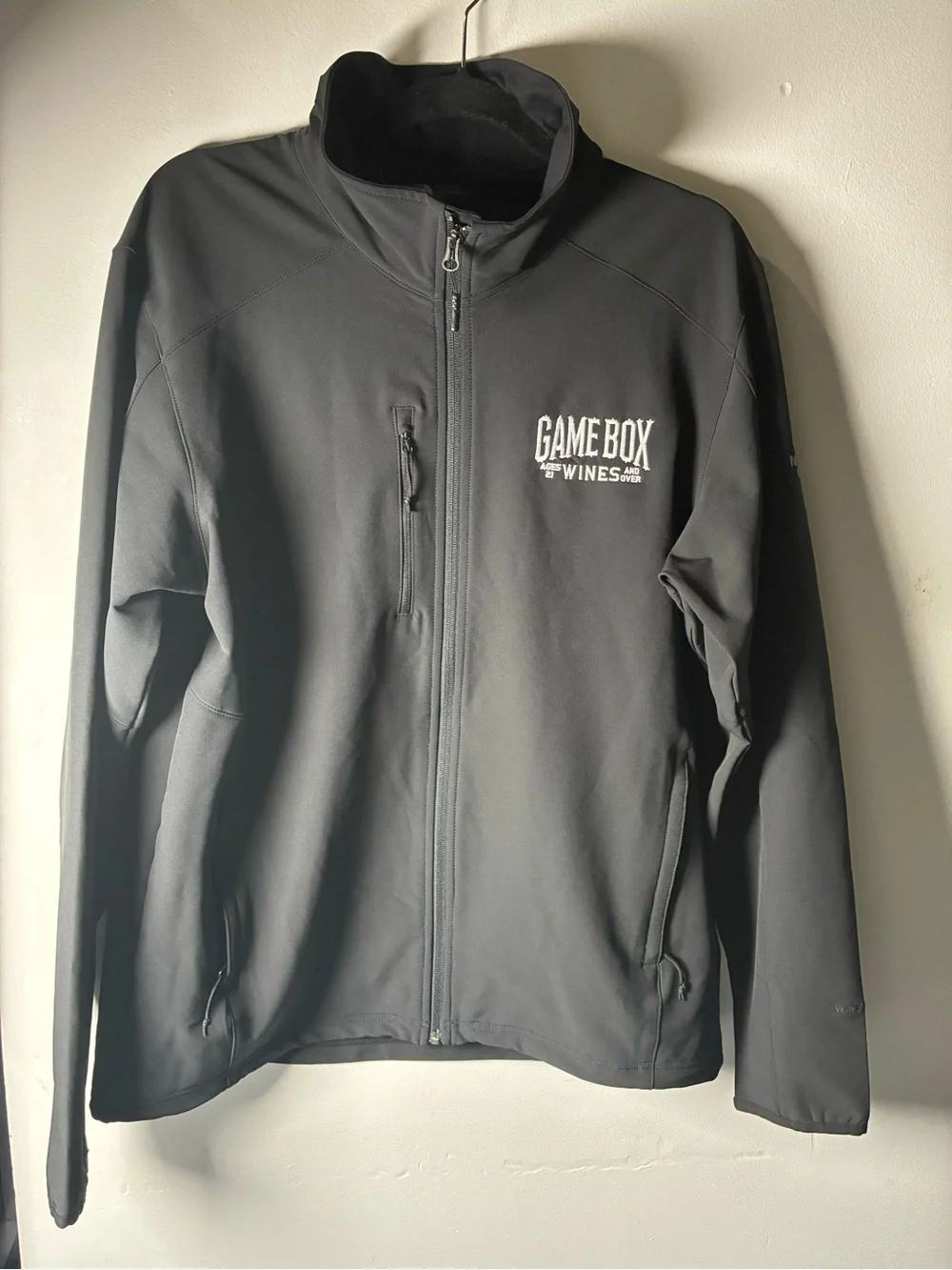 The North Face Game Box Black Softshell Jacket - Men Size Large